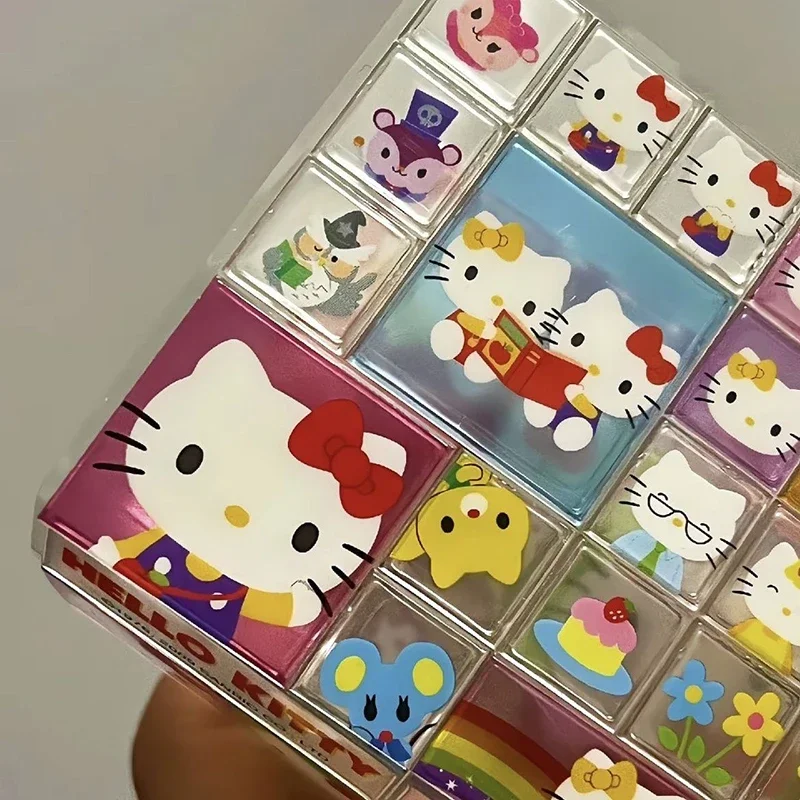 Cartoon Sanrio Sticker Kawaii Anime Hello Kitty Cute Diy Cup Phone Case Storage Box Decorate Waterproof 3D Stickers Girls Gifts