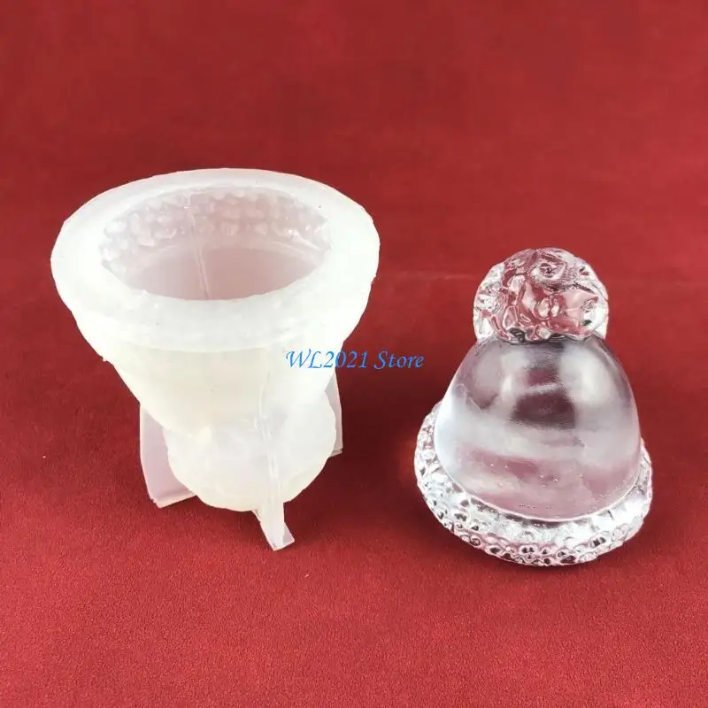 G5GC ثلاثية الأبعاد قبعة عيد الميلاد ثلج زخرفة الحرفية قالب من السيليكون مناسبة لراتنجات الايبوكسي Crafts بها بنفسك الحرف صنع #3