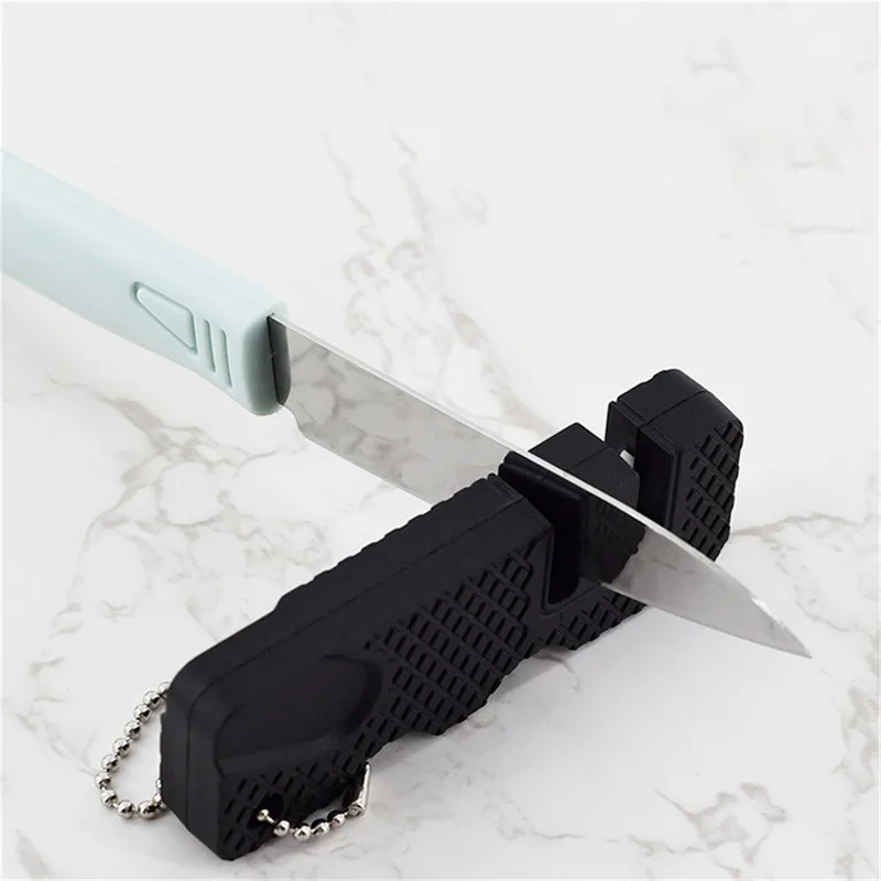 Mini Ceramic Multipurpose Keychain Whetstone Carbide Knife Pocket Portable Knife Sharpener Diamond Tools Scissor Sharpen Fish