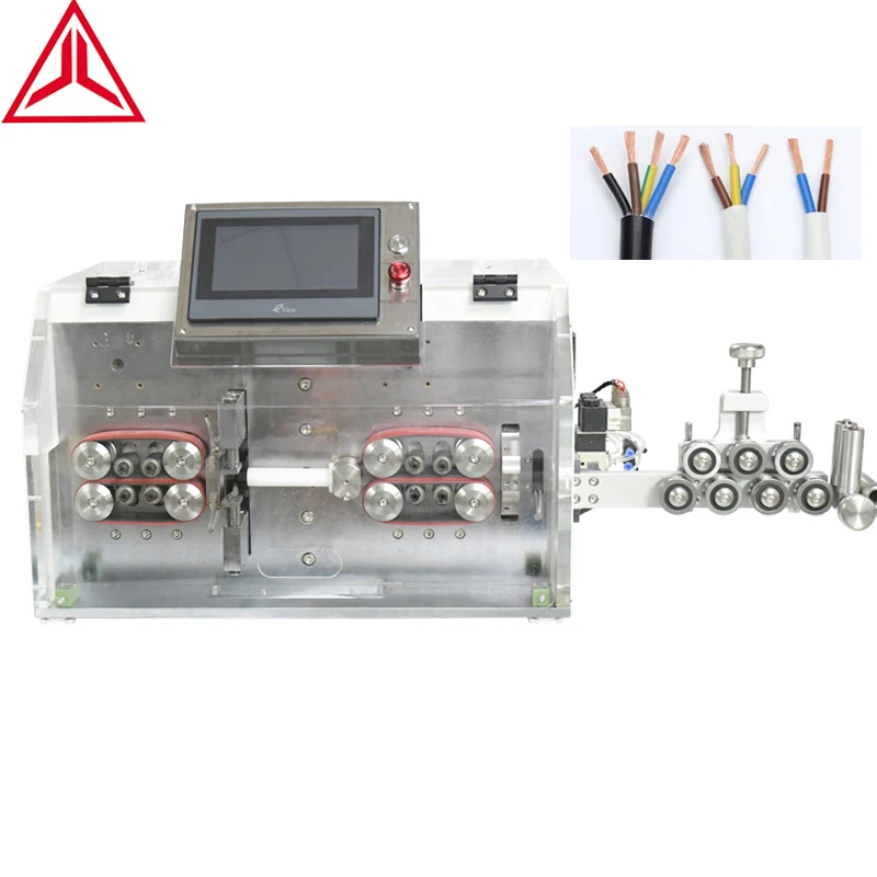 multicore wire cutting and stripping machine fully automatic machine for manufacture power cables rj45 cable stripping machine