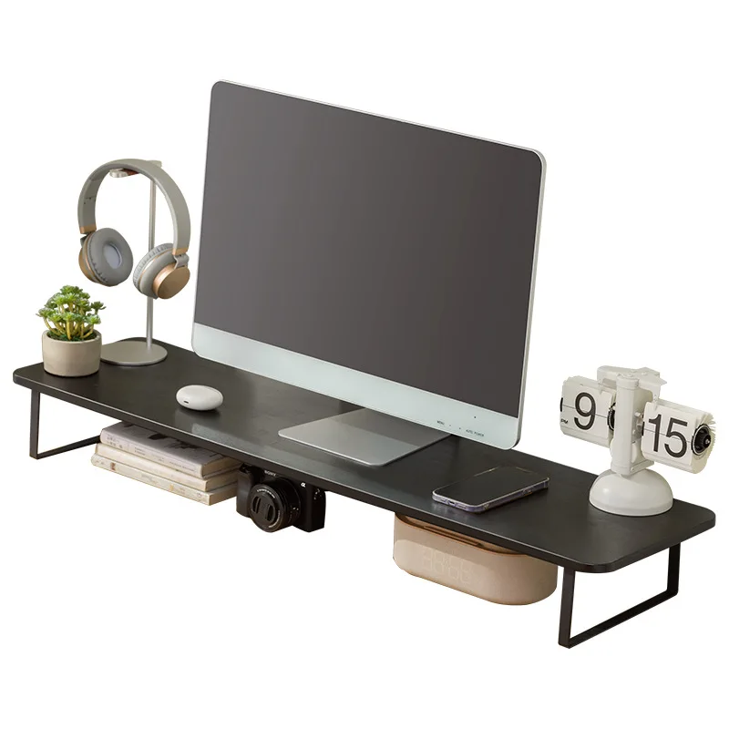 Monitor heightening rack desktop home computer desk desk study table light luxury high-end desktop storage table