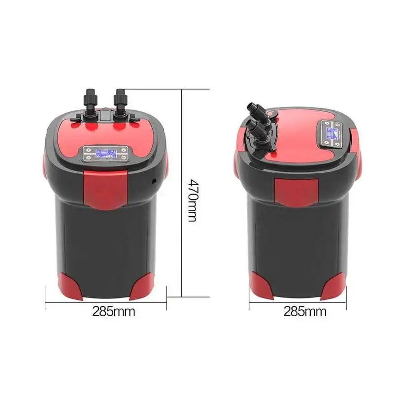 LCD screen four-stage aquarium internal filter for fish tank water filtration, fish tank aquarium