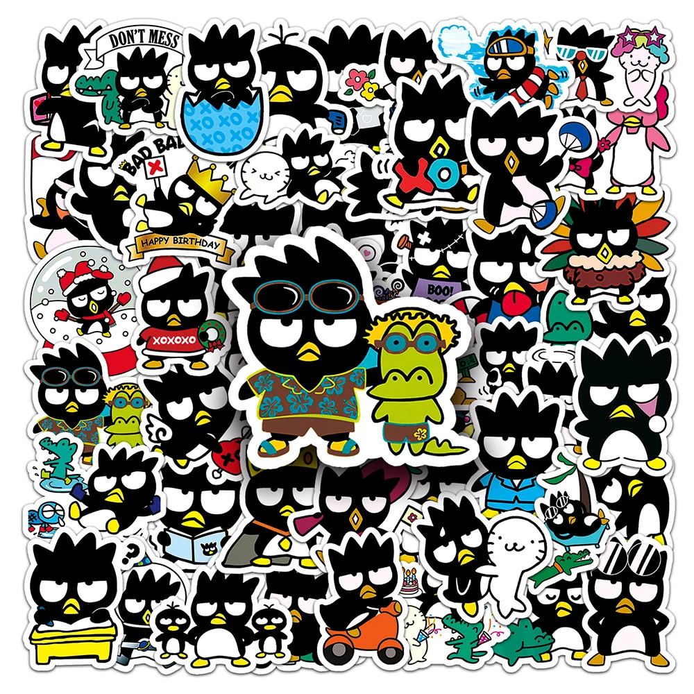 10/30/50pcs Cute Cartoon BadBadtz MARU Stickers Anime Decals DIY Laptop Suitcase Stationery Waterproof Kids Kawaii Sticker Toys