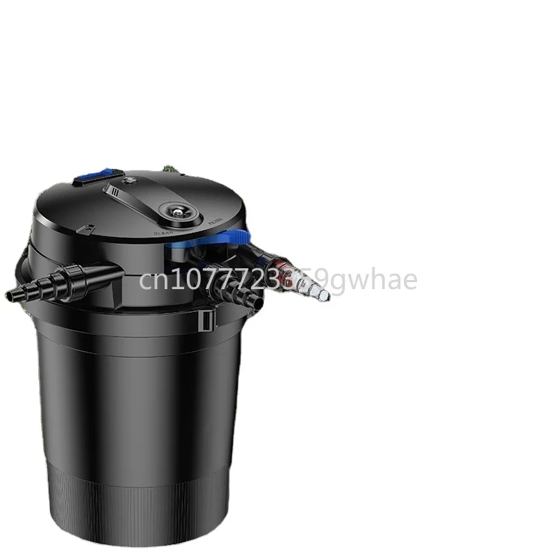 CPU   fish pond filter fish culture water circulation system aquarium filter box barrel device