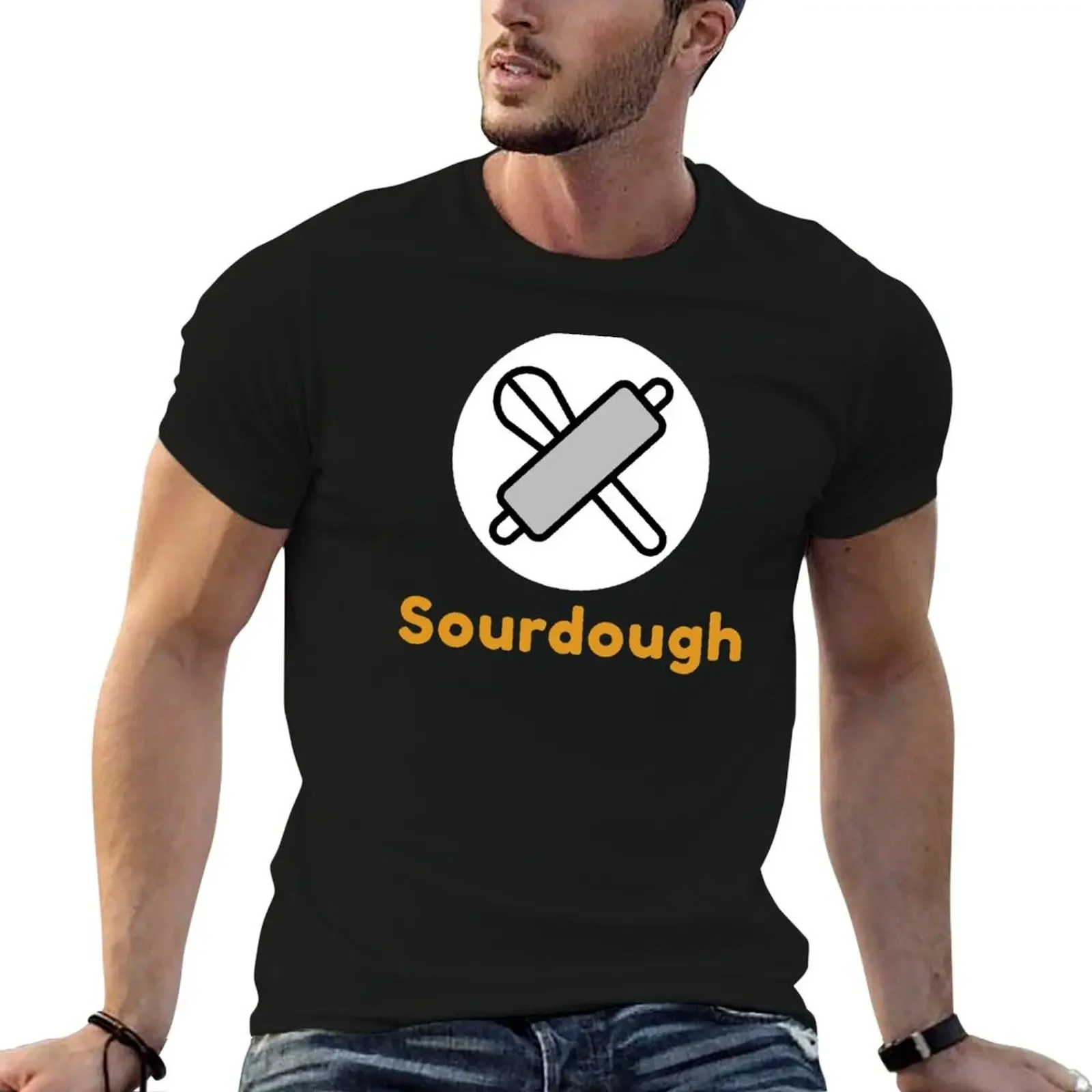 Sourdough T-Shirt summer tops oversized blue archive customs design your own mens t shirt