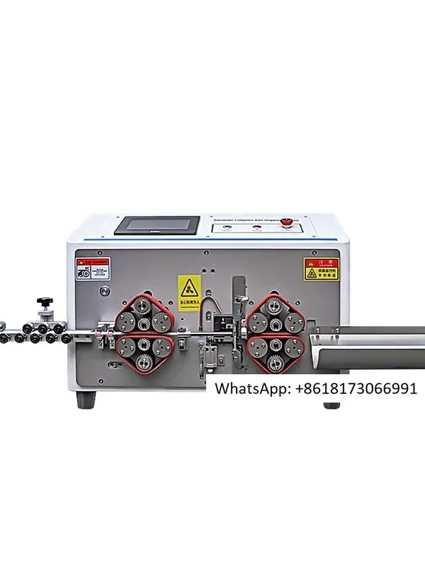 Máquina de decapagem de bainha interna e externa integrada, máquina de decapagem e corte de computador totalmente automática