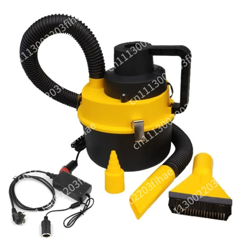 12V interface car vacuum cleaner small car vacuum cleaner strong blowing and suction in the car dual-purpose handheld high power