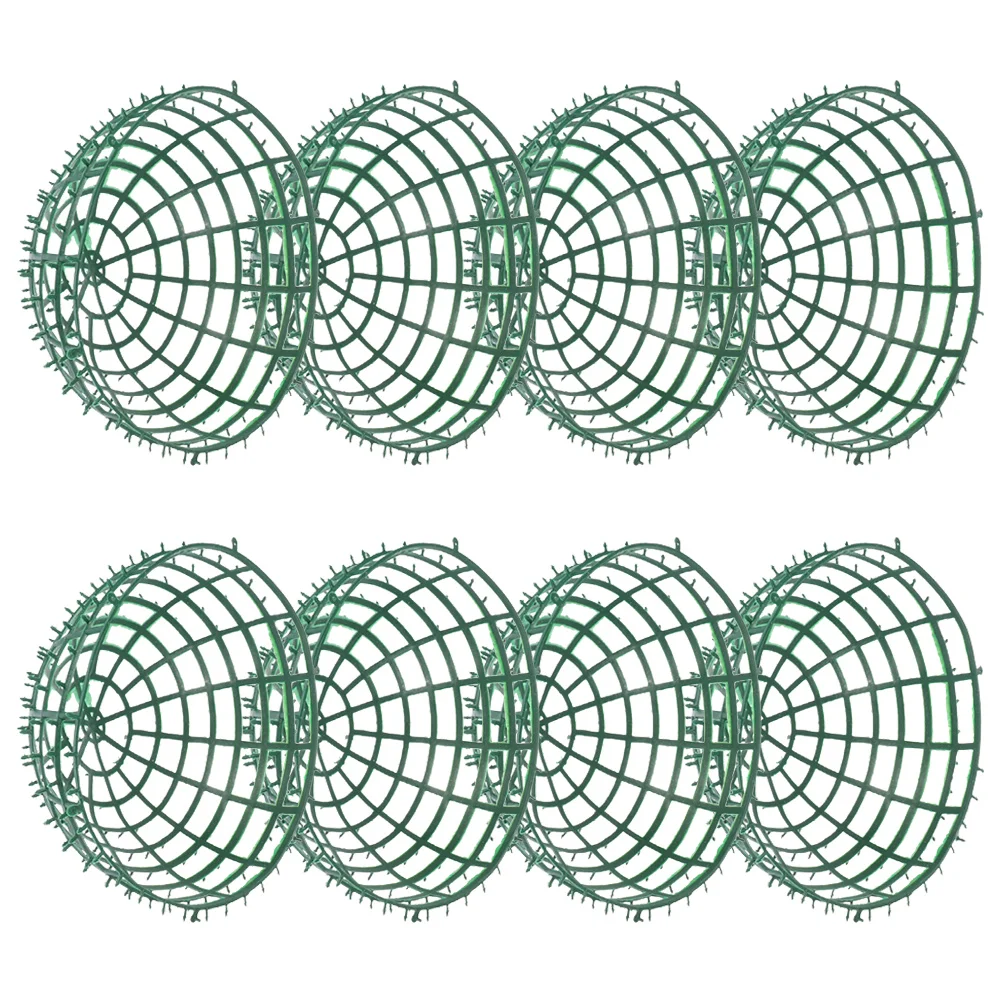 

4pcs Reusable Plastic Ball Moss Topiary Frames Grass Ball Shelf For Wedding Party Diy Flower Arrangement Home Garden Decor