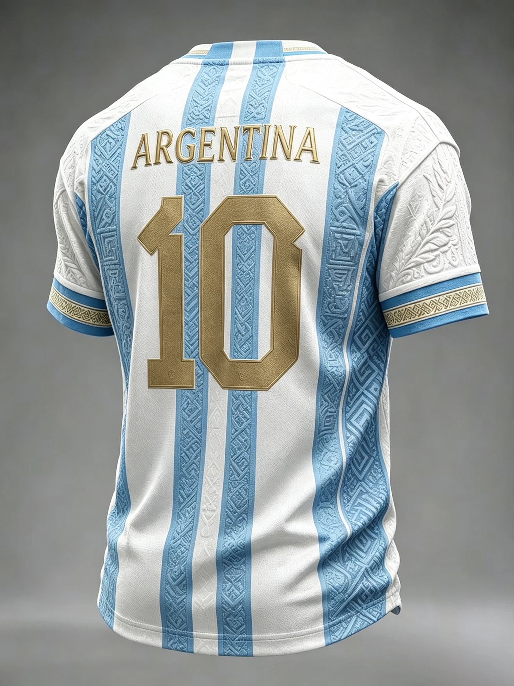 2026 Edition Argentine Fan Football Training T-Shirt - 3D Digital Printing - Comfoable and Breathable - Family Cloing