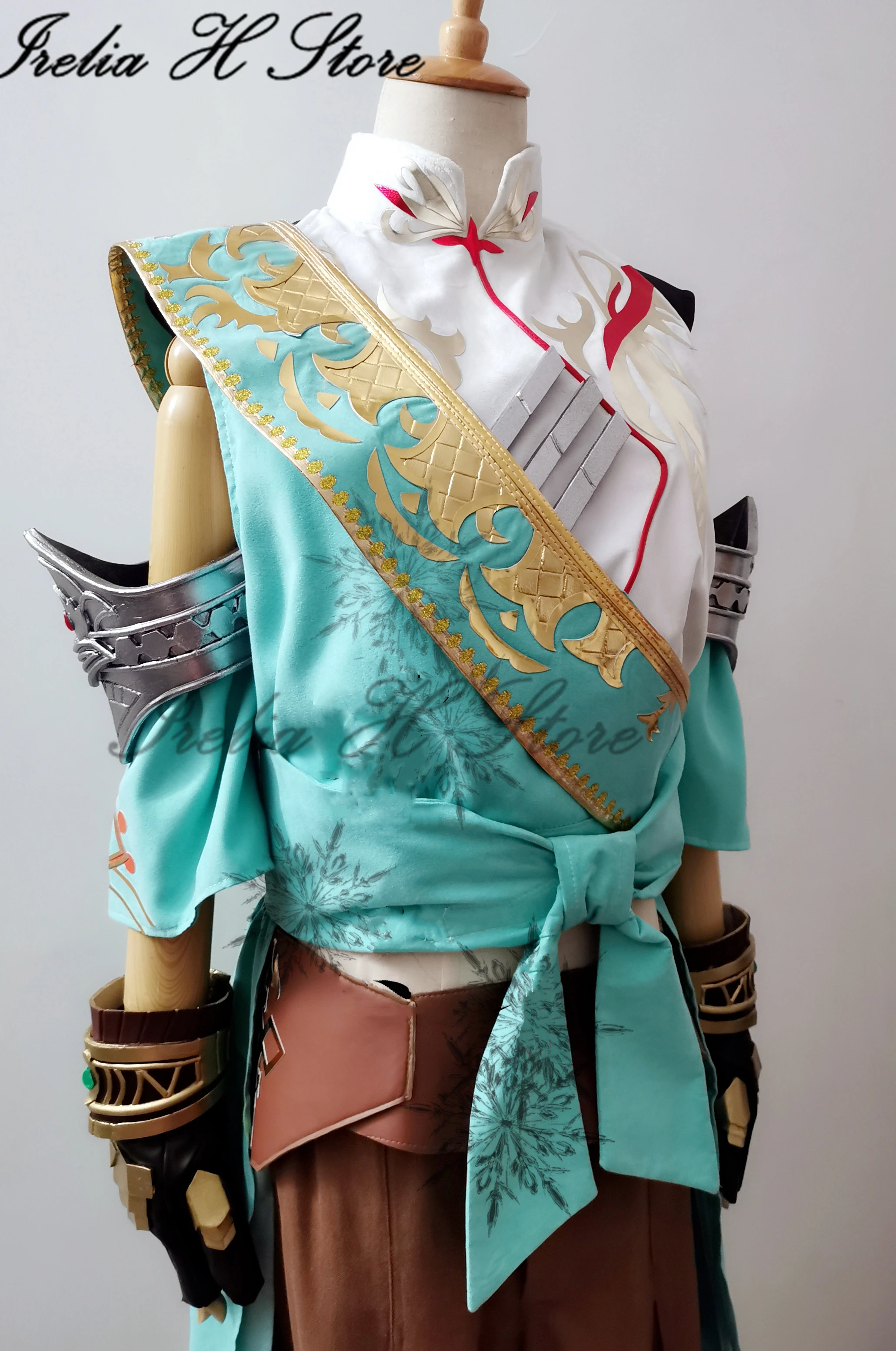 

Irelia H Customized FF14 Final Fantasy XIV Varshahn Cosplay Costume 6.0 Vrtra Varshahn Unifrom Set Halloween Costume