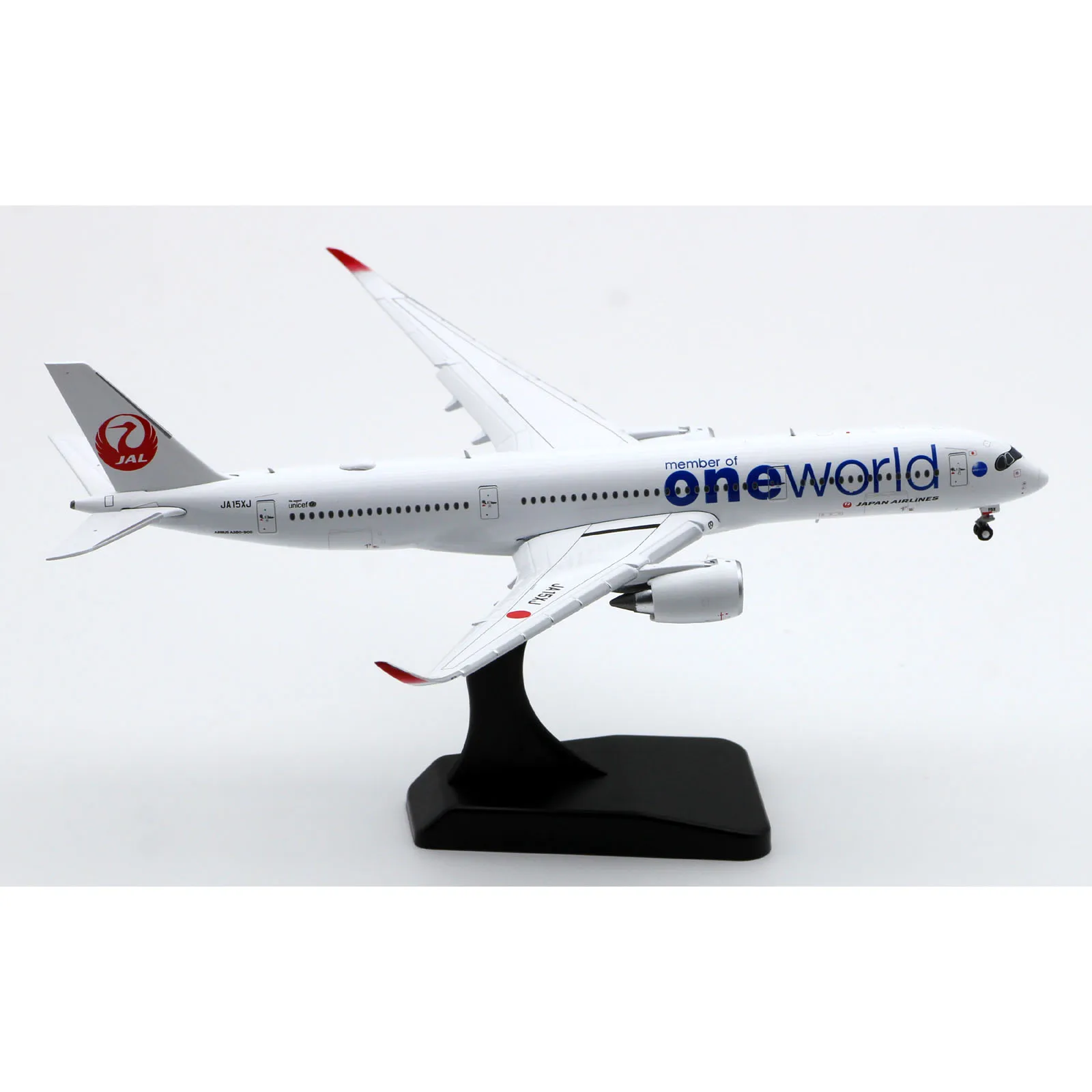 SA4003A سبيكة تحصيل طائرة JC أجنحة 1:400 اليابان طيران JAL ايرباص A350-900XWB دييكاست طائرة نموذج JA15XJ رفرف أسفل
