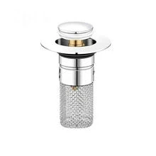 1Pc Stainless Steel Pop-Up Sink Drain Strainer – Removable Basket! Clog-Preventing Hair Catcher for Bathtub/Shower/Sink