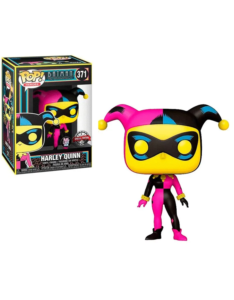 Funko Pop Harley Quinn Batman Black Light Glow Special Edition