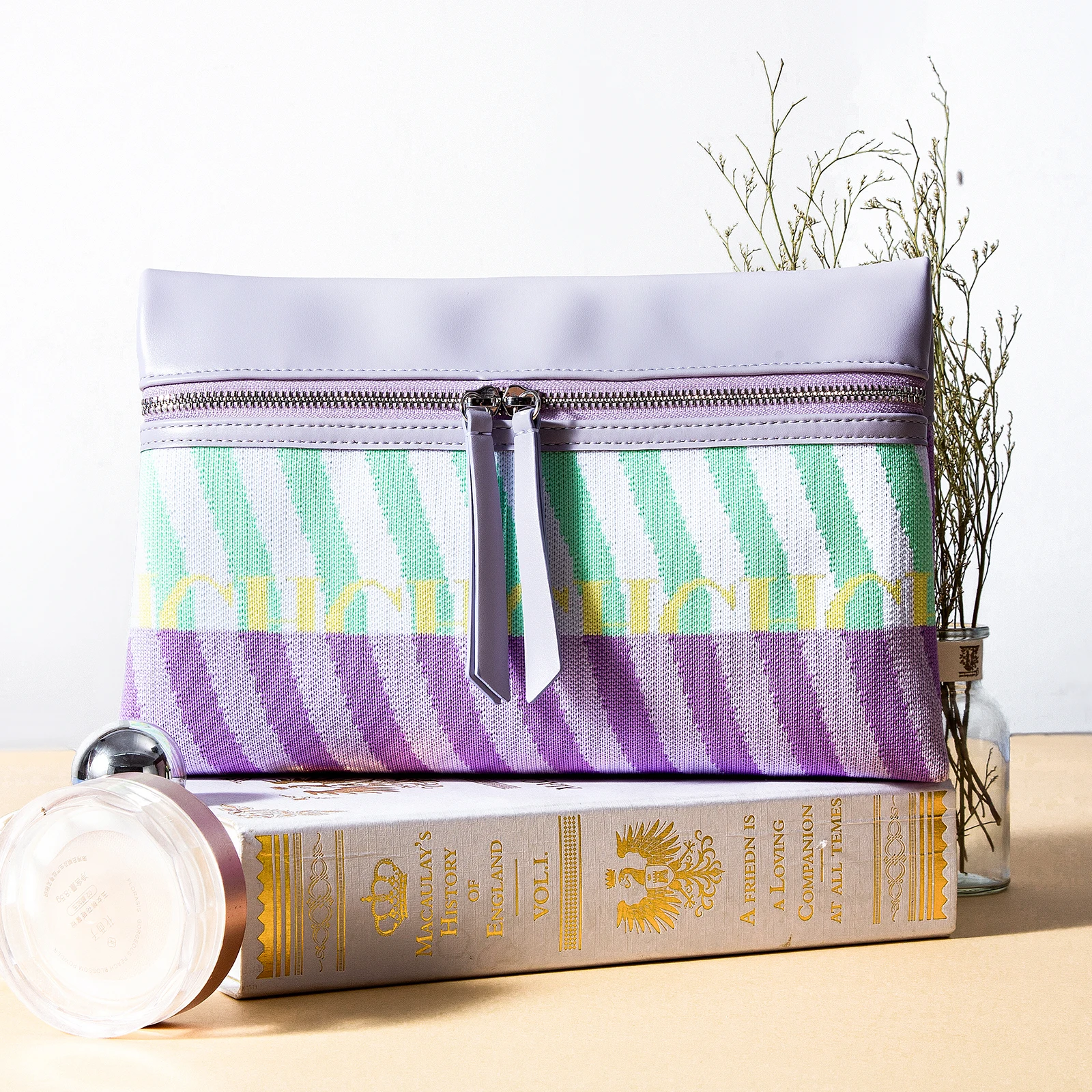 

Eye Catching Color Scheme Fashionable Color Blocking Design Women's New Shoulder Bag Exquisite and Versatile