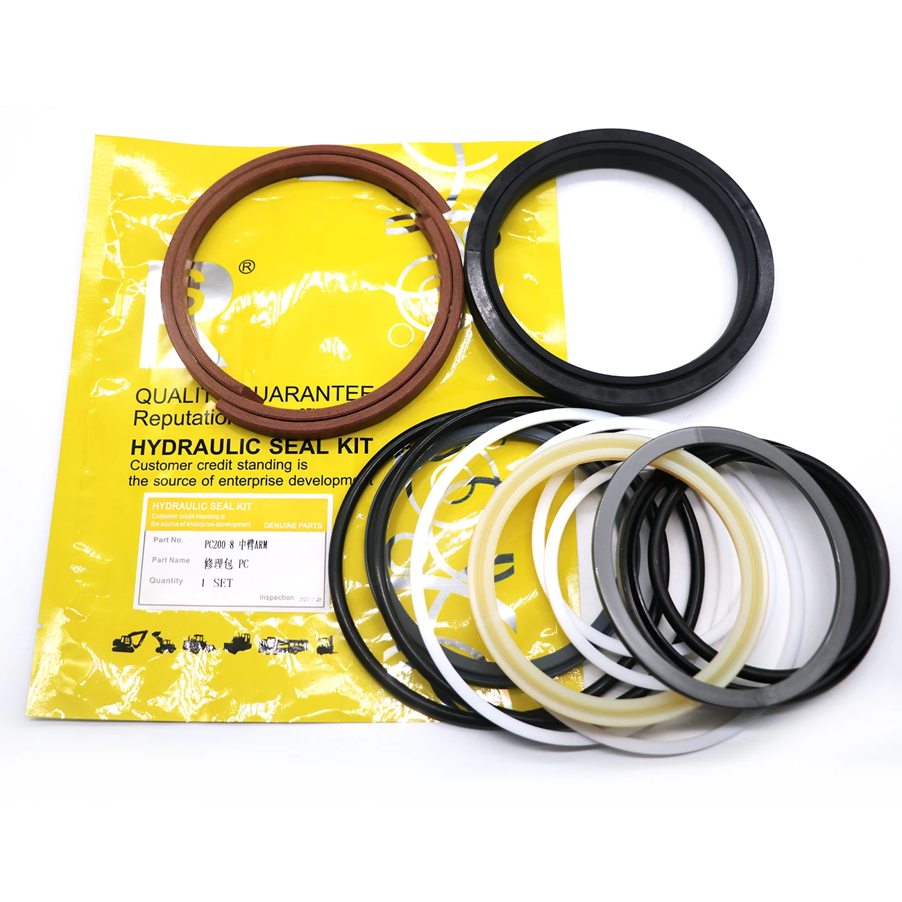 

PC200-8 Arm Cylinder Seal Kit 707-98-48610 707-98-48600 for KOMATSU PC200LC-8 PC210-8 PC210LC-8