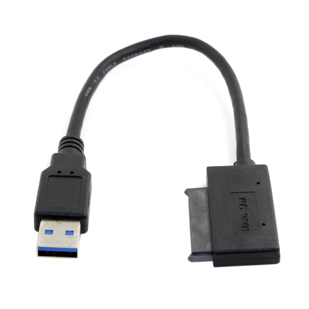 USB to Micro SATA Cable Adapter 7+9 16 Pin 1.8