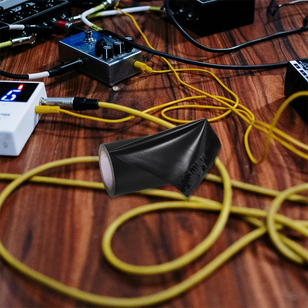 

1 рулон, 20 метров, электроизоляционная лента, черная, из ПВХ, водонепроницаемая, износостойкая, для фиксации проводов и труб электриков