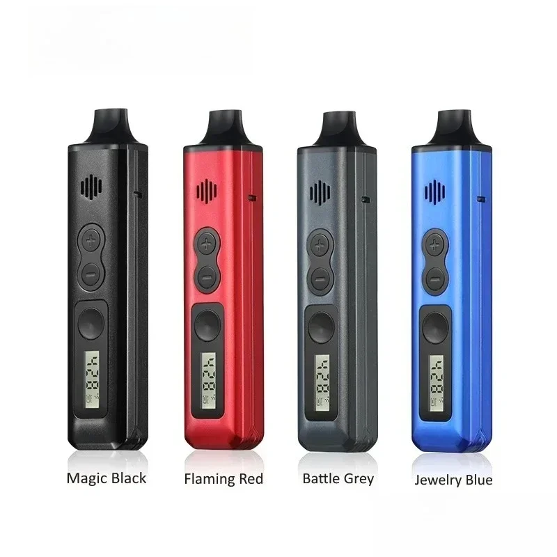 مبخر الأعشاب الجافة غرفة السيراميك طقم السجائر الإلكترونية قلم Vape شاشة LED التحكم في درجة الحرارة بخارية التبغ