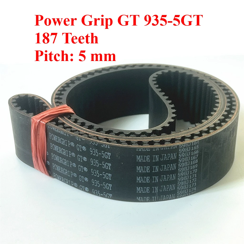 Power Grip GT 935-5GT 187 Teeth Pitch: 5 mm Timing Belt  Robot 3D Printer Engraving Machine Centrifuge Neoprene Drive Belt