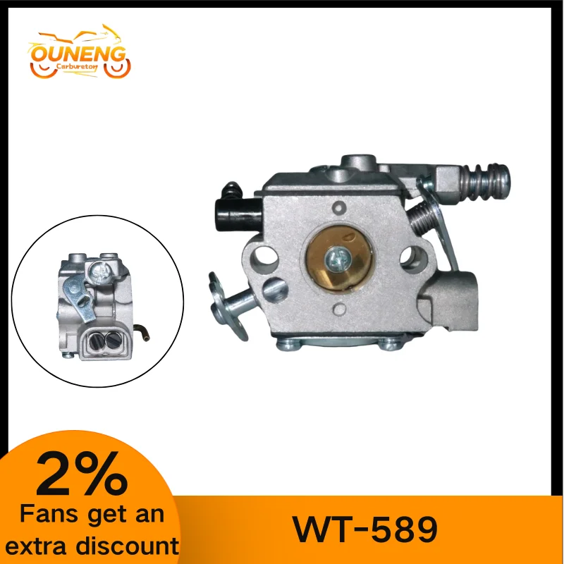 CS301 WT-589 For Echo CS301 CS305 CS306 CS340 CS341 CS345 CS346 CS3000 CS3400 CS3450 Walbro WT589 Gas Saw Chainsaw Carburetor