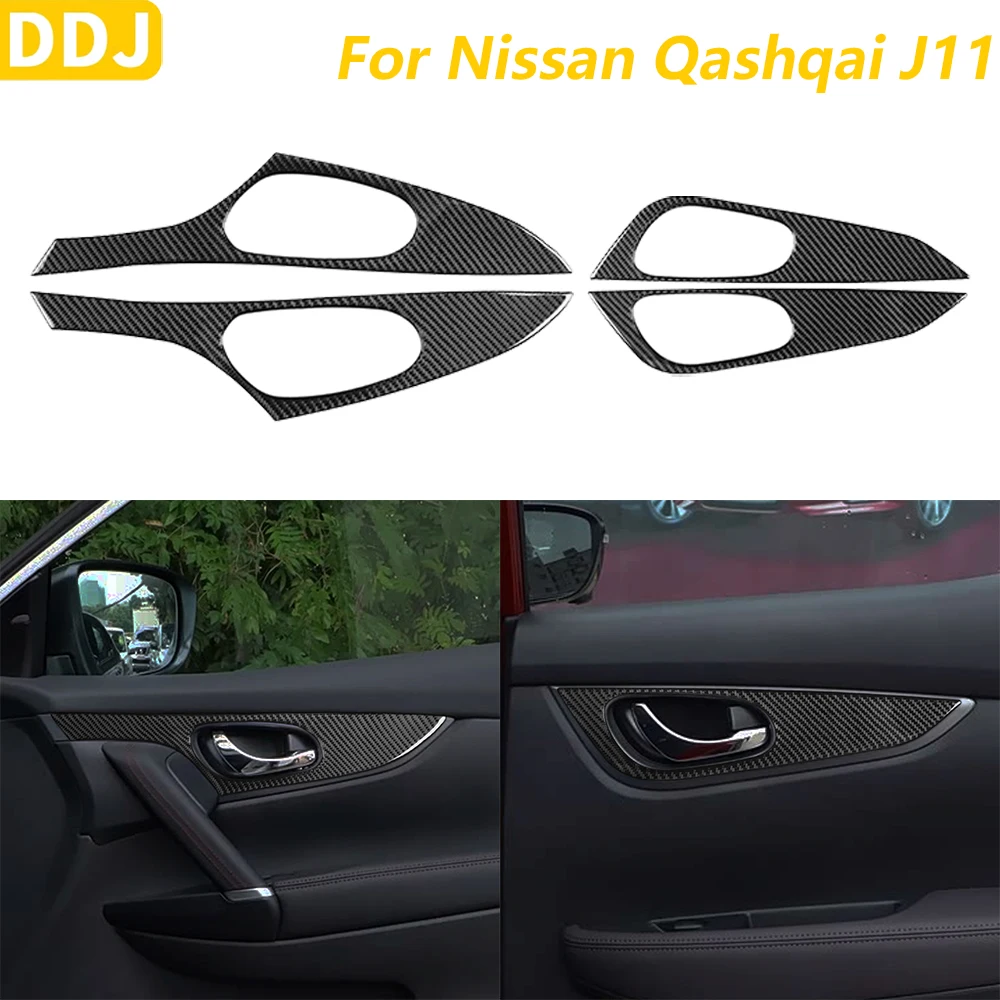 couvercle-de-garniture-de-poignee-de-porte-interieure-en-fibre-de-carbone-souple-pour-nissan-qashqai-j11-2017-–-2021-accessoires-d'interieur-autocollant