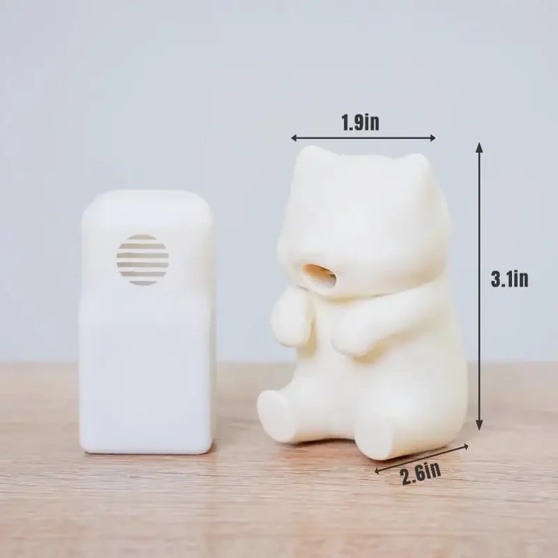 2025 novo ventilador de água automático língua de gato dos desenhos animados 3 minutos de resfriamento água quente chá arroz pratos café mini ventilador ventilador de ar