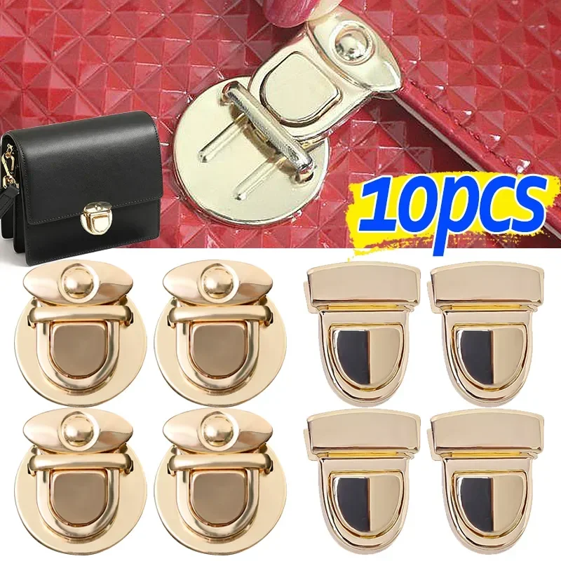 1-10Pcs/Set Button Clasp Catch Purse Thumb Buckle Fasteners Wallet Buckle Purse Metal Clasp for DIY Making Craft Accessories