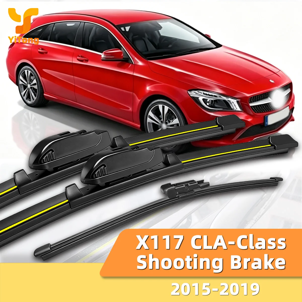 Suitable For Mercedes Benz X117 CLA-Class Shooting Brake 2015-2019 Front And Rear Windshield Wipers Durable Accessories For Car
