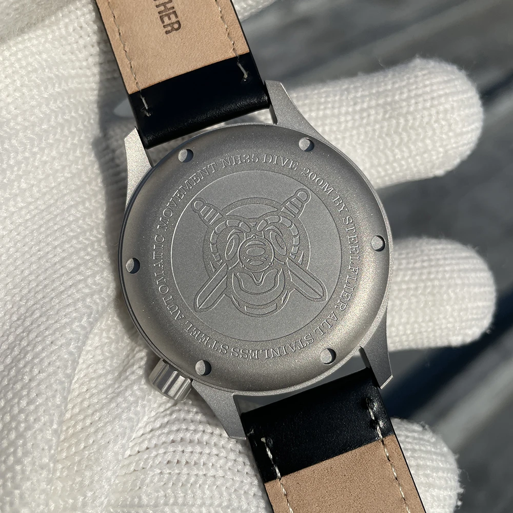 STEELFLIER Offizielle SF752 Mode Mechanische Armbanduhr NH35 Uhrwerk Super BGW9 Leuchtende 20Bar Wasserdichte Luxus Taucheruhren – Detail 37