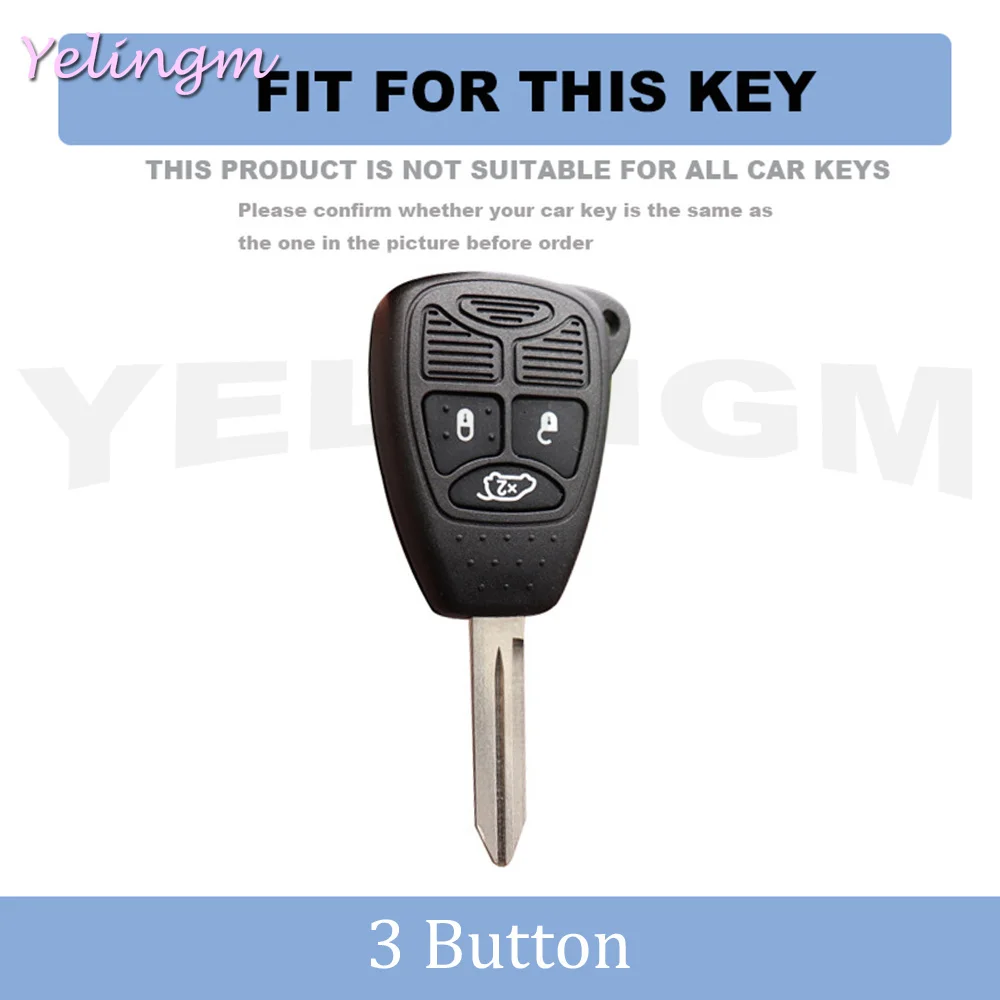 Car Key Case Cover For Jeep Compass Patriot Liberty Grand Cherokee Chrysler 300 PT Dodge JCUV Caliber Nitro Renegade Wrangler