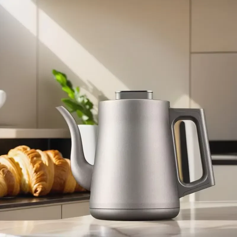 Pure Titanium Electric Kettle Automatic Bottom Water Filling Integrated Tea Maker with Thermal Insulation Constant