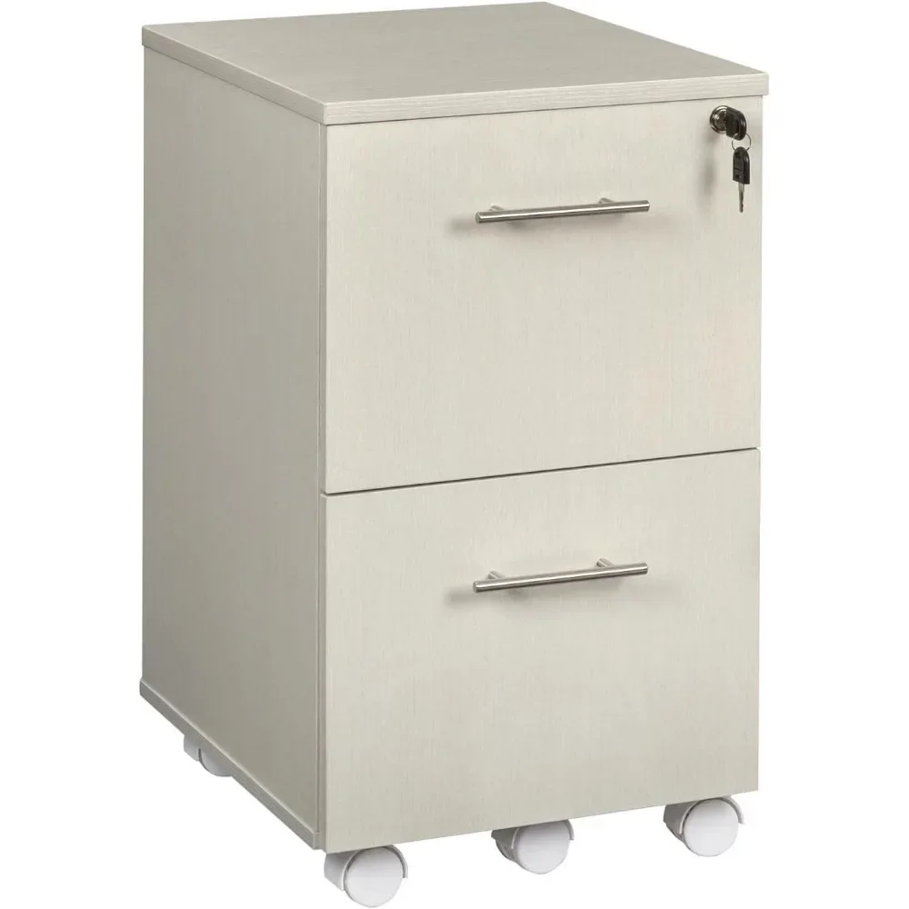 3-Drawer Lockable Mobile File Cabinet, 26.75