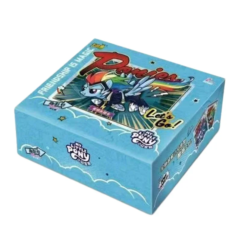 KAYOU Echte Nieuwe My Little Pony Vriendschap Eeuwige Ster Tas 2 Ritme Maan AR Vergulde Decoratie OF Collectie Kaart Cadeau