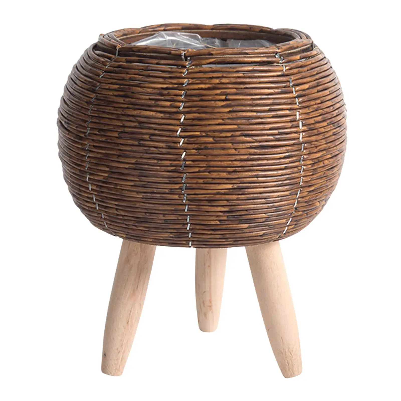 Woven Basket with Stand Indoor - Home Decor Rattan recension och pris