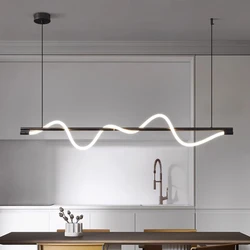 Nordic home decor line Chandeliers for dining room lustre pendant lights hanging lamps for ceiling Light fixture indoor lighting