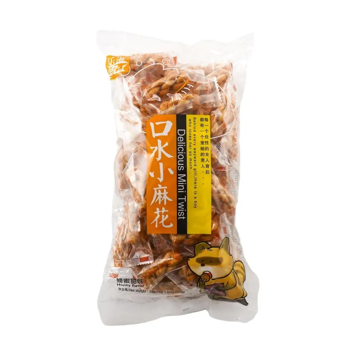 [6 عبوات] عجينة صغيرة مقلية بنكهة العسل من LZ - 17.6 أونصة لكل منها، معالجة الوجبات الخفيفة المقرمشة