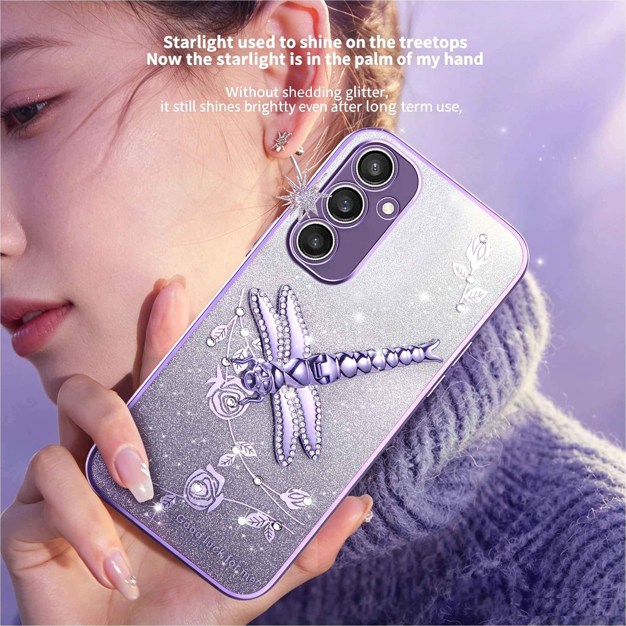 Bracket Soft Phone Case For Samsung Galaxy S23 S22 S25 Edge S21 FE S20 Plus S24 S26 Ultra Lens Protection Cover Silicone Cases