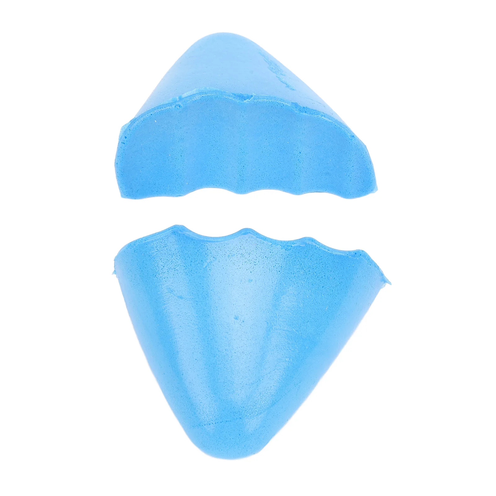 

4 Pairs Blue Toe Inserts Thickened PU Foam Anti Slip Shoe Toe Cushion Filler for High Heels Sneakers Boots Size 5.4 X 4.4 X