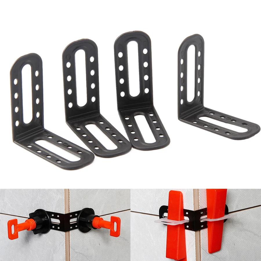 

25Pcs Tile Leveling System Clips Male Angle Laying Construction Tools For Floor Wall Tile Leveler Spacers Locater Adjuster