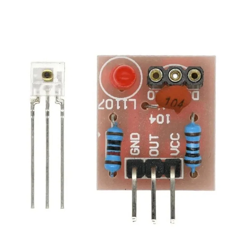 Laser Sensor Receiving Module Non-modulator Tube Laser Receiver Module DIY for Arduino