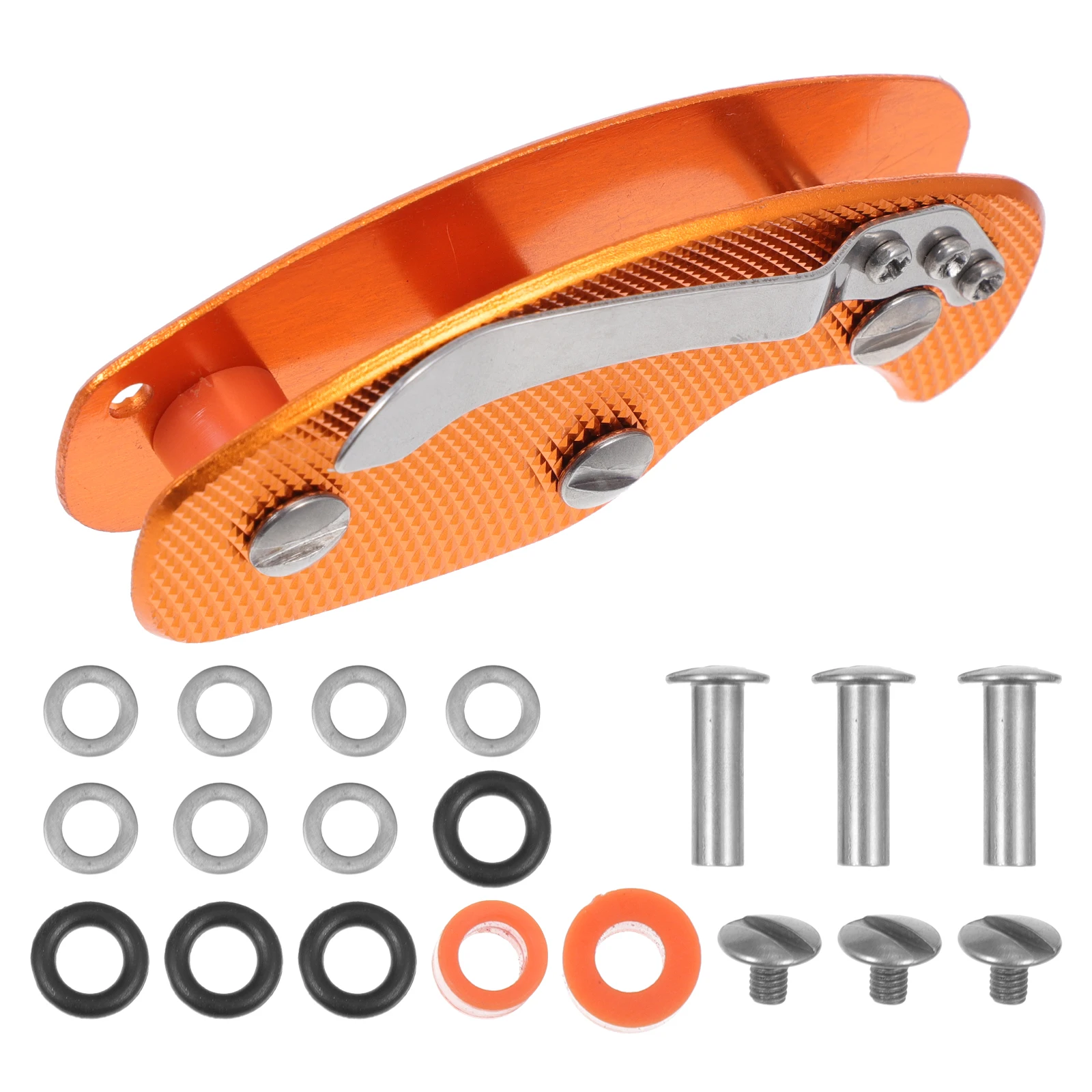 

Aluminum Alloy Key ganizer Holder Clip Folder Ring Chain Tool for Keys Carry Slim Easy Use Space Saving