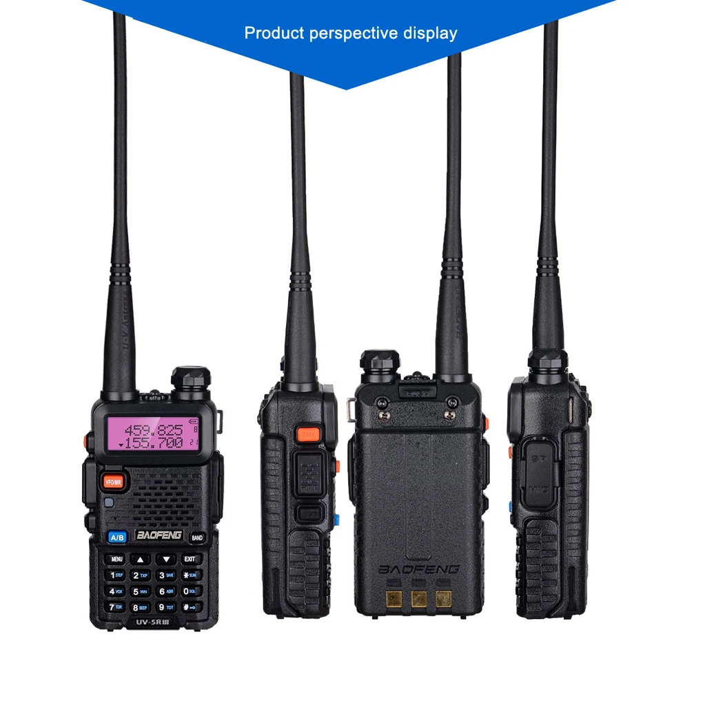 Reliable Two Way Radio - Secure Communication For Everyone Multifunctional Intercom Radio With Torch black