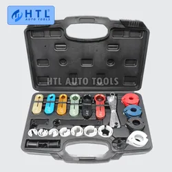 22pcs Master Quick Disconnect Tool Kit for Automotive AC Fuel Line and Transmission Oil Cooler Line（plastic/steel）