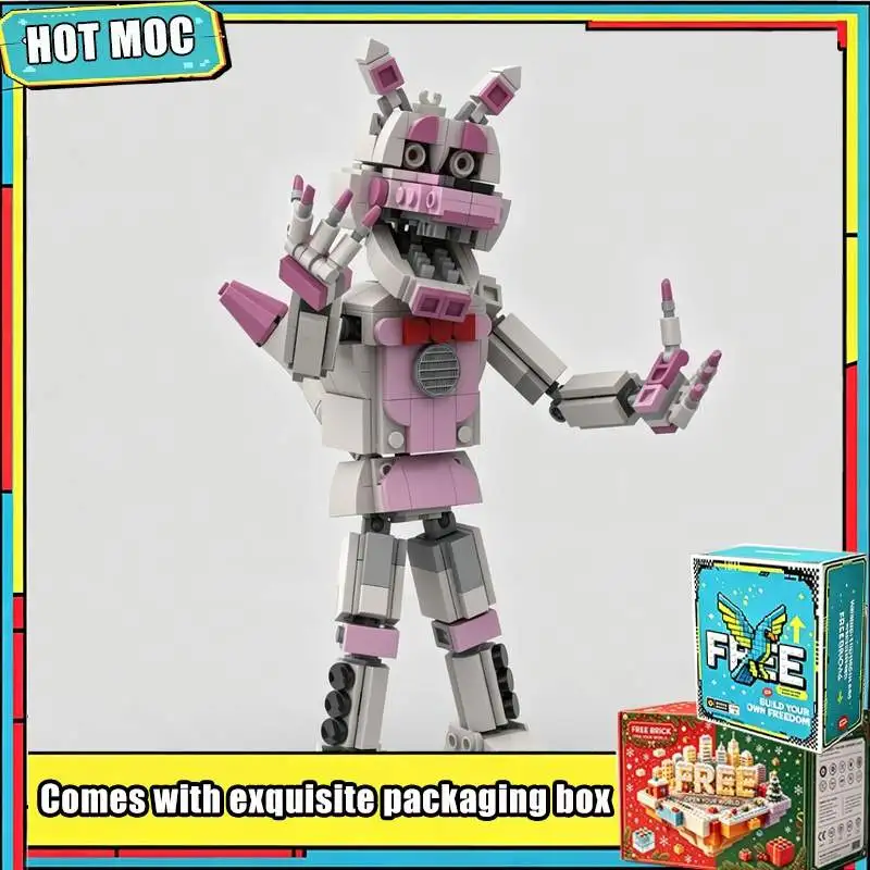432 PCS Customize Foxy MOC Customize Modular Building Block Creative Design Educational Design Technology DIY Toy Birthday Gift