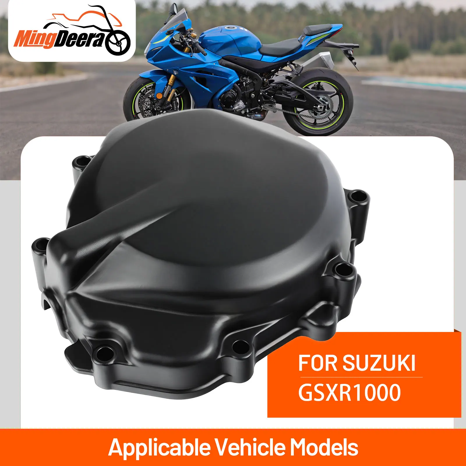 

Motorcycle Engine Stator Crankcase Gasket Right Engine Stator Cover For Suzuki GSXR1000 2005-2008 Guard Cap Lid Protector
