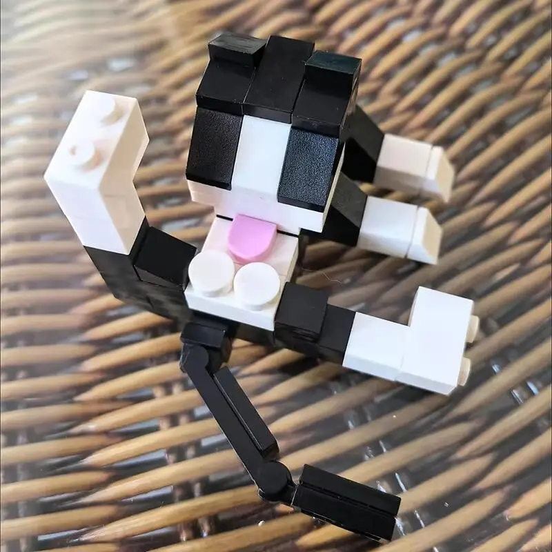 حار الحيوان سلسلة 62 قطعة Moc الطوب القط الشكل Diy بها بنفسك اللبنات التعليم اللعب سطح المكتب الحلي الزخرفية هدايا عيد الميلاد