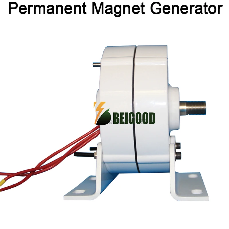 2000W Rare Earth Permanent Magnet Generator 12V-48V AC Single Phase Alternator Wind Turbine High Efficiency Alternative Energy