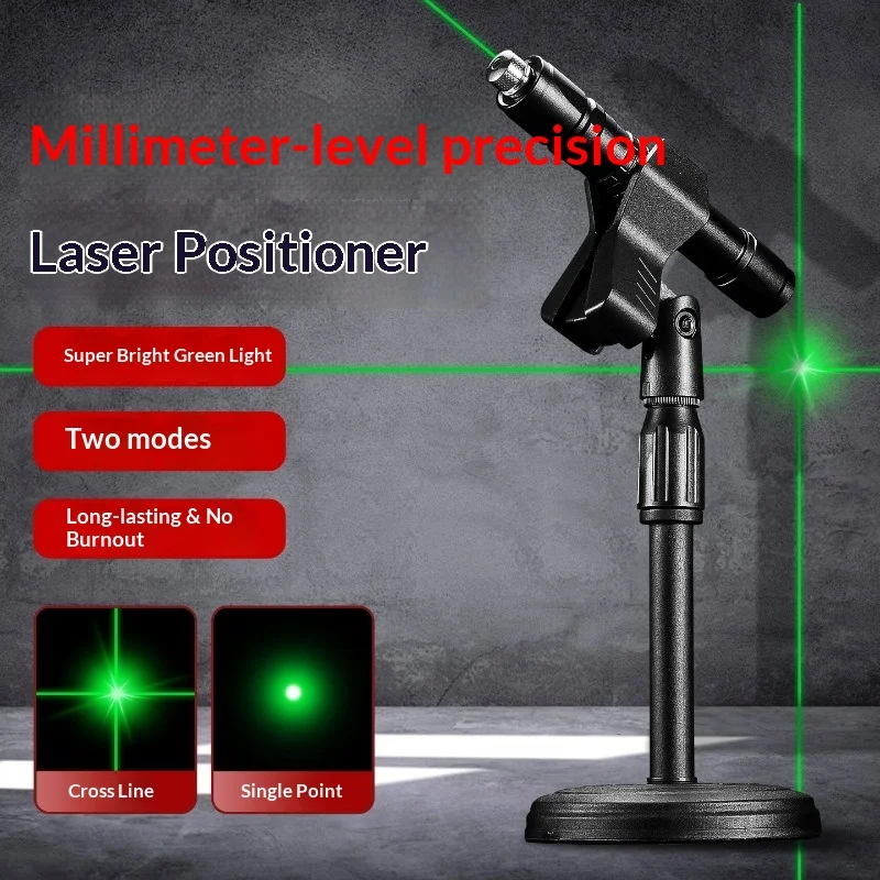 Engineering Laser Positioner High Precision Millimeter Grade Super Bright Green One Cross Line Laser Level Long Standby