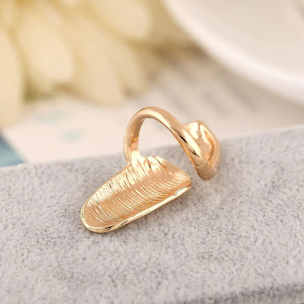 False Jewelry Gold Nail Metal Finger Fashion Silver Rings Women