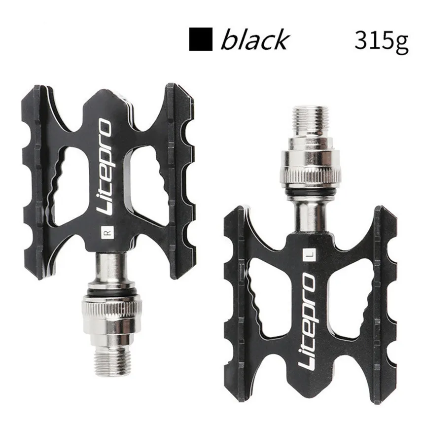 Litepro K3 Folding Bike Pedal Sealed Bearing for Brompton Fnhon Aluminum Alloy Non-slip MTB Road BMX Universal Bicycle Pedals